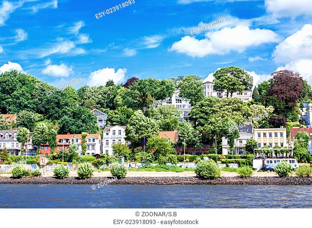 Luxurious residential district Hamburg Blankenese