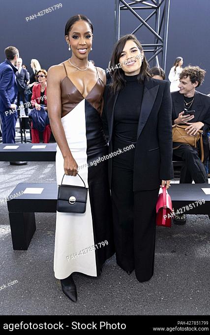 Kelly Rowland and America Ferrera attendsCHLOÃ‰ Spring/Summer 2024 Runway during Paris Fashion Week on September 2023 - Paris; France 28/09/2023
