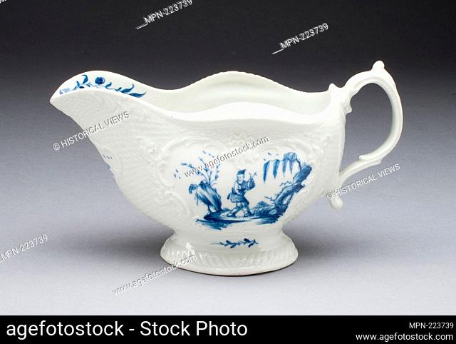 Sauceboat - About 1765 - Worcester Porcelain Factory Worcester, England, founded 1751 - Artist: Worcester Royal Porcelain Company, Origin: Worcester