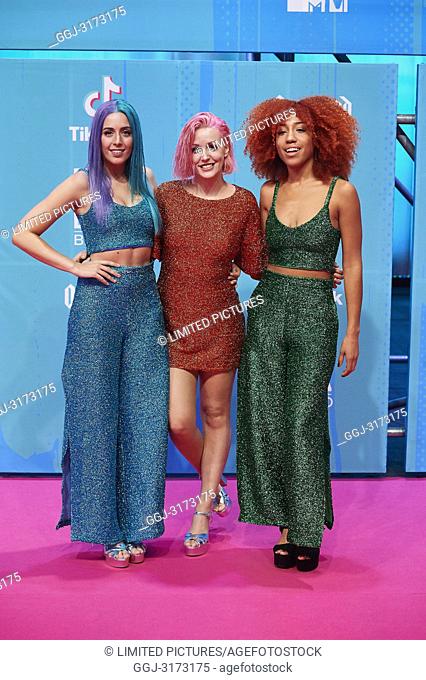 Sweet California attends the 25th MTV EMAs 2018 held at Bilbao Exhibition Centre 'BEC' on November 4, 2018 in Madrid, Spain
