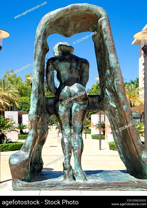 MARBELLA, ANDALUCIA/SPAIN - MAY 4 : Salvador Dali sculpture in Marbella Spain on May 4, 2014