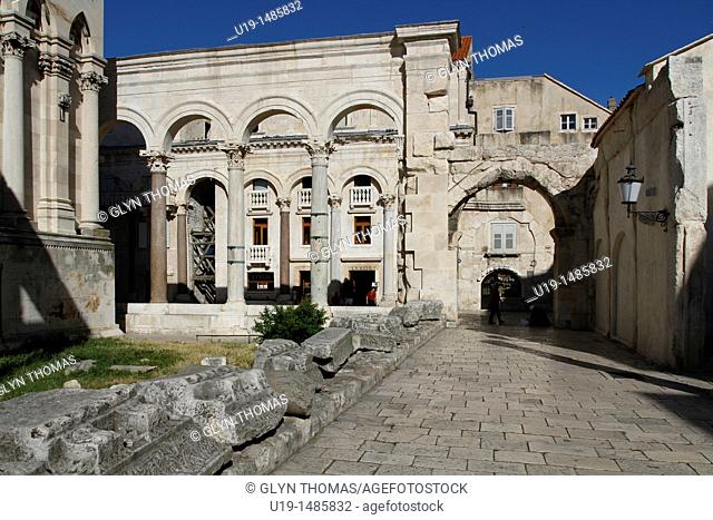 Peristyle, Diocletian's Palace, Split, Croatia