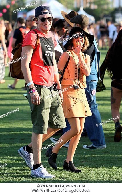 Sarah Hyland and Dominic Sherwood at Coachella 2015 - Week 1 - Day 1 Featuring: Sarah Hyland, Dominic Sherwood Where: Los Angeles, California