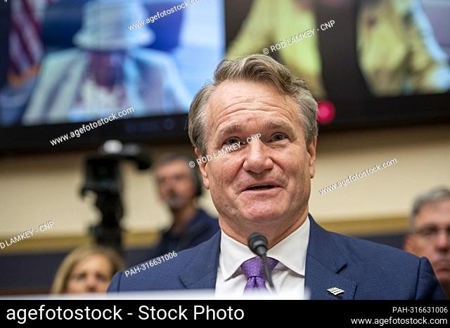Brian Moynihan, Chairman and CEO, Bank of America, responds to questions during a House Committee on Financial Services hearing €œHolding Megabanks Accountable:...