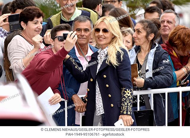 Cayetana Guillen Cuervo is seen arriving at 65th San Sebastian Film Festival on September 22, 2017 in San Sebastian, Spain. | usage worldwide