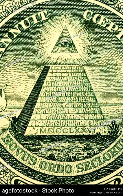 U.S. dollar with the Eye of Providence