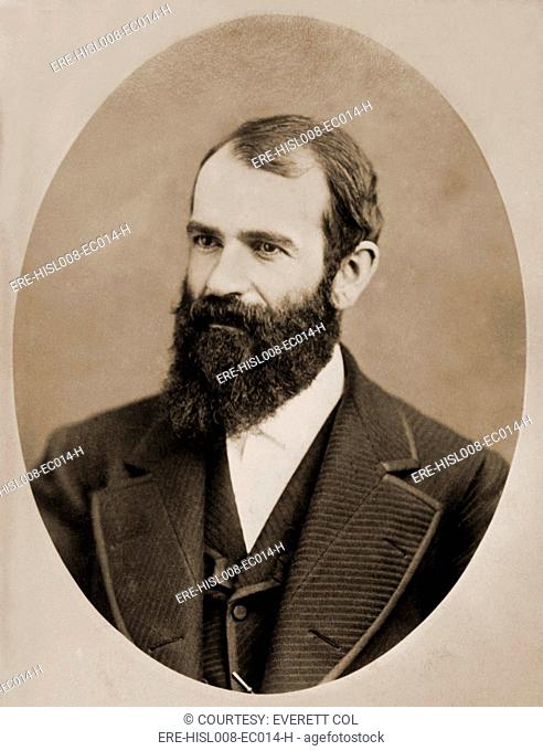 Jay Gould 1835-1892, American financier, acquired great wealth in the 1860's through innovative and often fraudulent manipulations of railroad stock