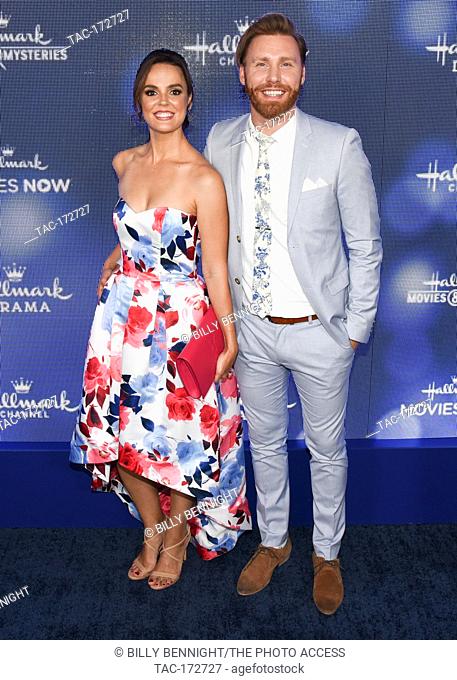 Erin Cahill and Paul Freeman attends the Hallmark Channel and Hallmark Movies & Mysteries Summer 2019 TCA at Private Residence, Beverly Hills