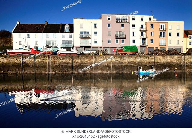 Sunny Morning at St Andrews Harbour St Andrews Fife Scotland