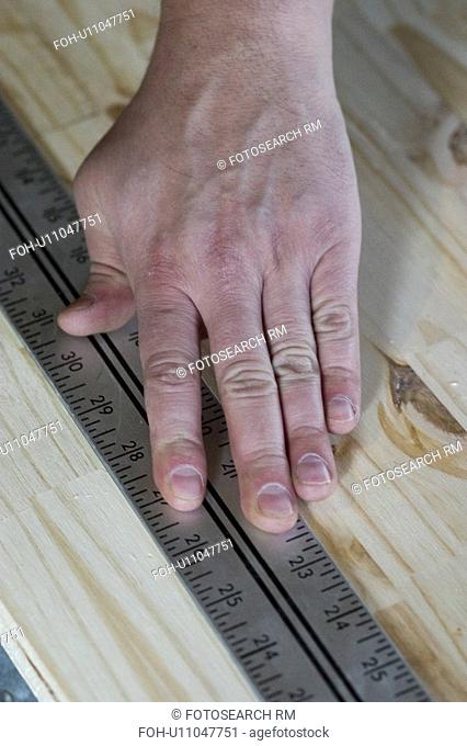 home, age, board, measuring, 36, carpenter