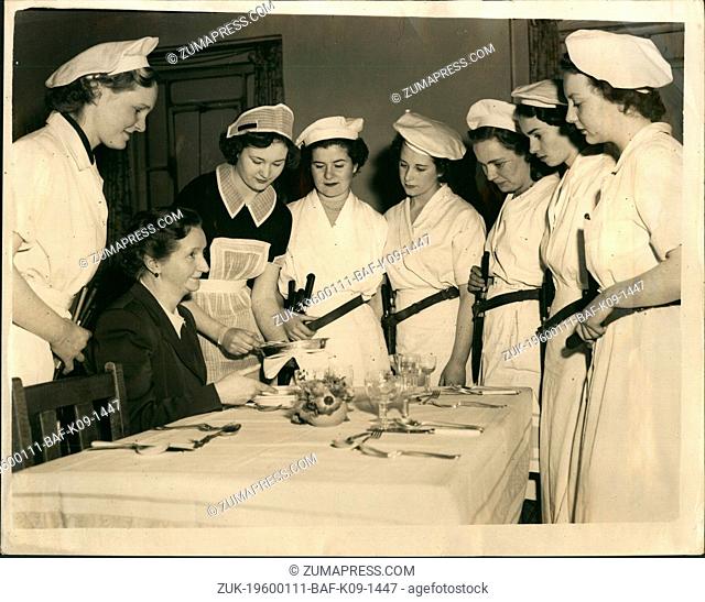 1945 - Chance Of A Lifetime Fort Seven Girls: Seven girls practicing hard in the Catering department of the South-Eat London, Technical College