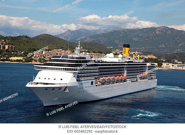 Costa Atlantica cruise from the port of Ajaccio, Corsica Island, France
