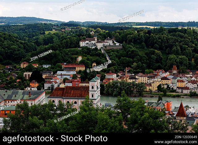 Passau - City of Three Rivers. Passau - Dreiflüssestadt