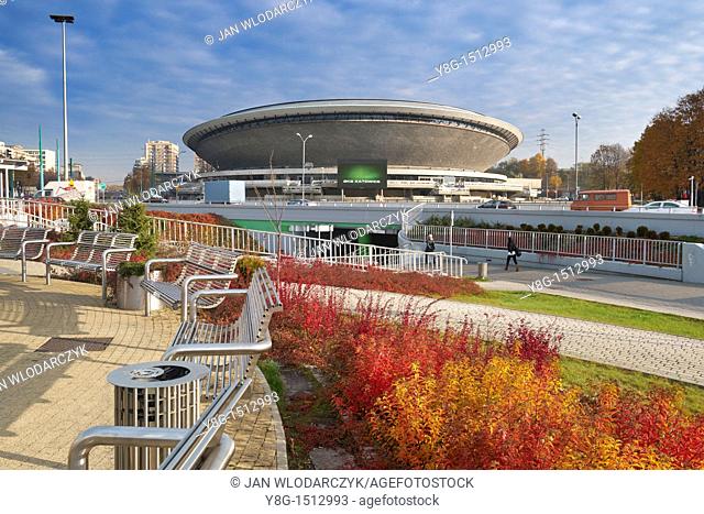 Spodek 'flying saucer', concerts and sports arena, Katowice, Poland, Europe