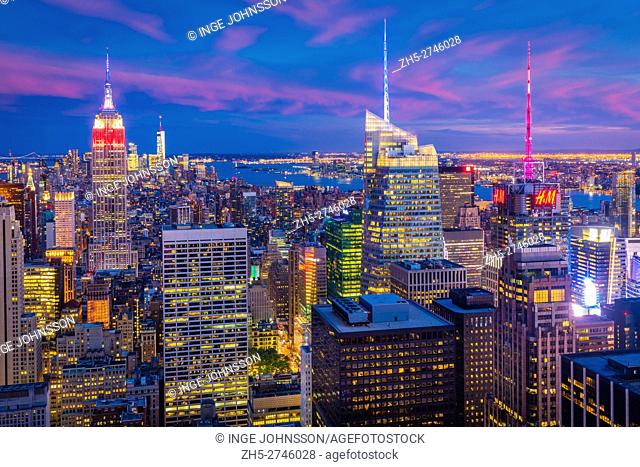 Manhattan is the most densely populated of the five boroughs of New York City. The borough is coterminous with New York County, founded on November 1