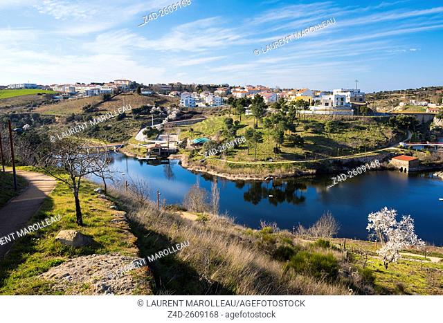 Urban Park of the River Fresno at Miranda do Douro, Braganca District, Norte Region, Portugal, Europe