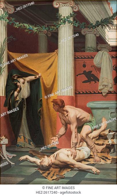 The Death of the Emperor Commodus. Artist: Pelez, Fernand (1848-1913)