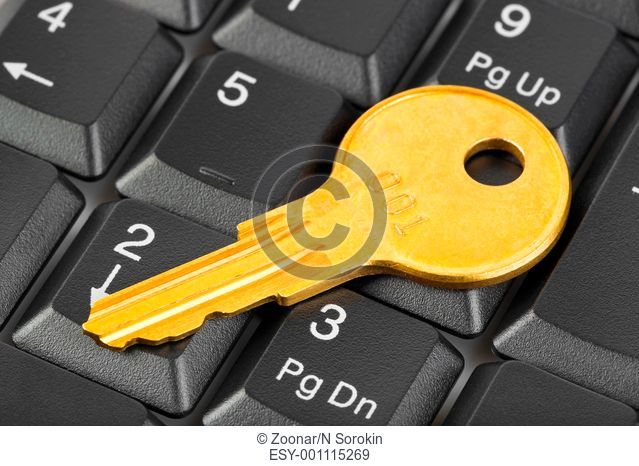 Computer keyboard and key