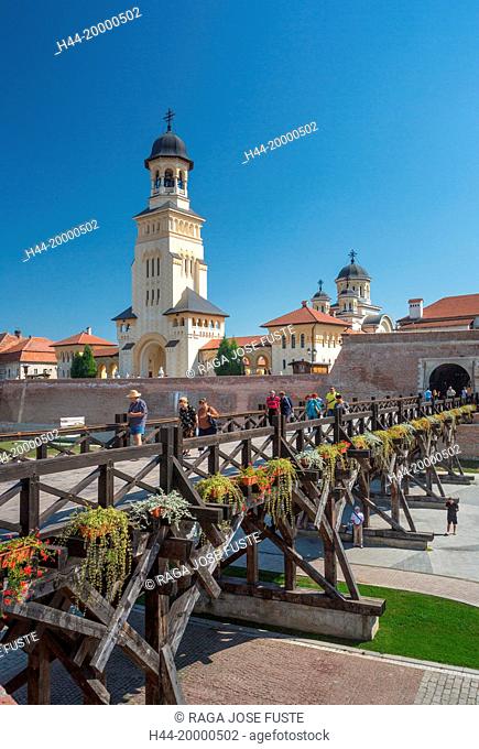 Romania, Alba Julia City, Alba Julia Citadel, Reintregirii Neamului Cathedral, Gate III