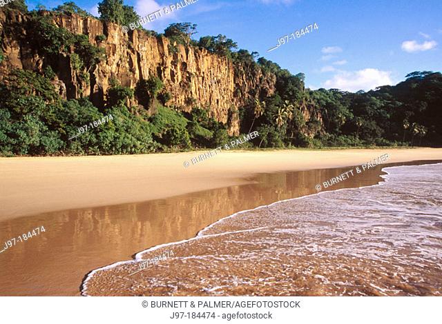 A stunning beach off the leeward coast of Fernando De Noronha Island, Brazil, Atlantic Ocean