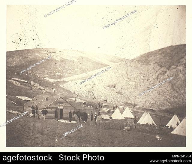 Camp of the 4th Dragoon Guards, near Karyni - 1855 - Roger Fenton English, 1819–1869 - Artist: Roger Fenton, Origin: England, Date: 1855