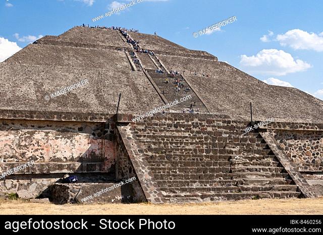 Pyramid of the Sun. Teotihuacan, Mexico, Central America