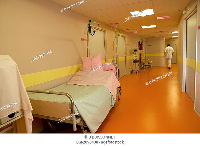 Photo essay from hospital. Hospital of Meaux 77, France. Maternity