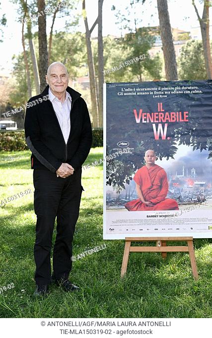 Director Barbet Schroeder presents his film Le vénérable W. at the Casa del Cinema in Rome. Italy 15-03-2019