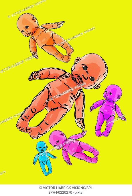 Babies, illustration