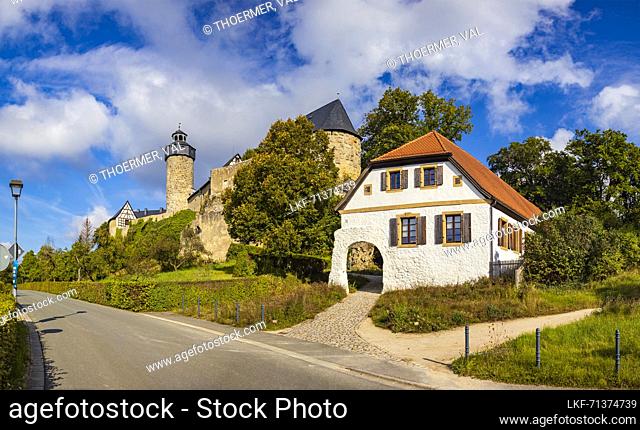 Zwernitz Castle in Sanspareil, municipality of Wonsees in the district of Kulmbach, Bavaria, Germany