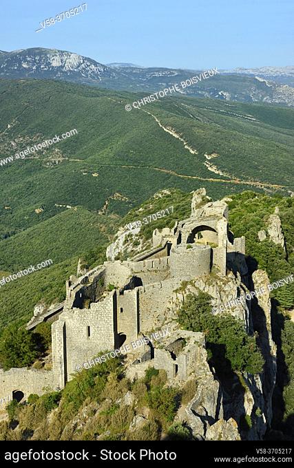 France, Aude, Peyrepertuse castle