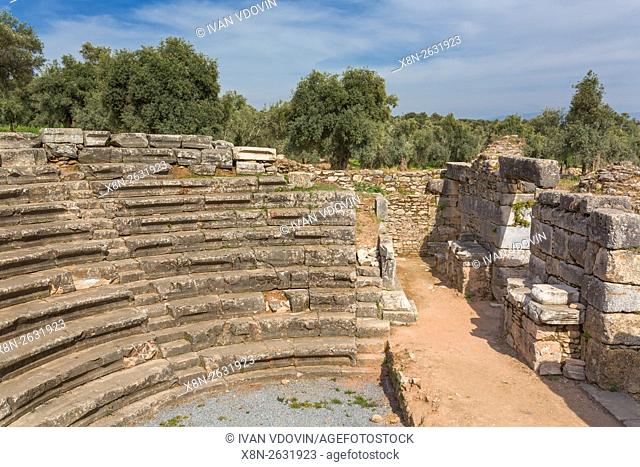 Theatre, ruins of ancient Nysa on the Maeander, Aydin Province, Turkey