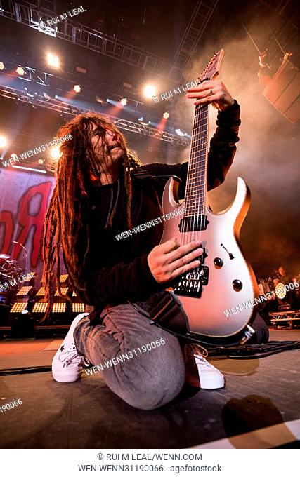Korn performing live at Campo Pequeno Featuring: James Shaffer Where: Lisbon, Lisboa, Portugal When: 15 Mar 2017 Credit: Rui M Leal/WENN.com