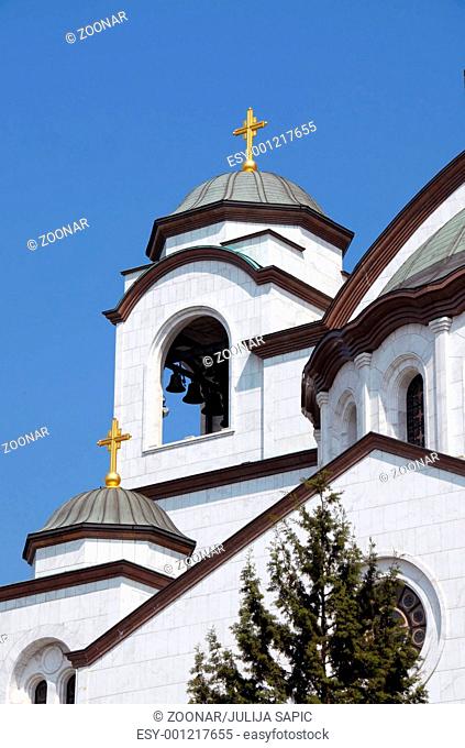 Details of Sveti Sava cathedral in Belgrade