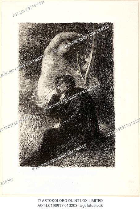 Lélio: The Aeolian Harp, from Hector Berlioz, sa vie et ses oeuvres, 1888, Henri Fantin-Latour, French, 1836-1904, France