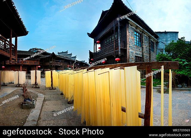 Hunan province town to dry