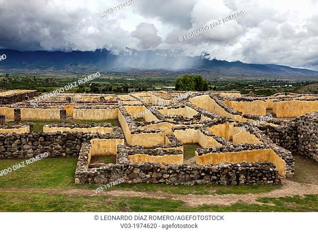 Yagul Archaeoligical Site at Oaxaca, Mexico