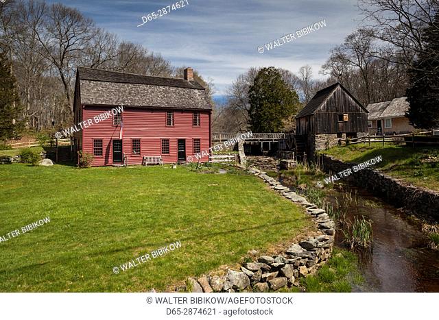 USA, Rhode Island, Saunderstown, Gilbert Stuart Birthplace, home of early American painter