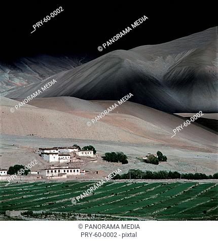 the scene of Pulan, Tibet