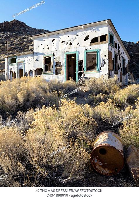 Aguereberry Camp in the Panamint Range was home of Death Valley's most famous gold prospector, Pete Aguereberry, who worked his claim for 40 years until his...