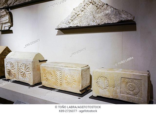 Ossuary urns. Louvre Museum. Paris. France