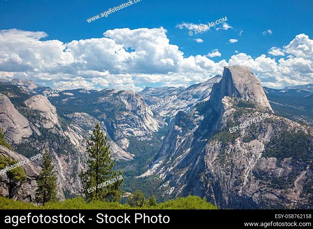 landscape of Yosemite National Park, USA