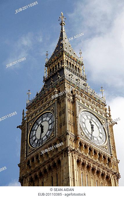 Palace of Westminster clock tower also known as Big Ben