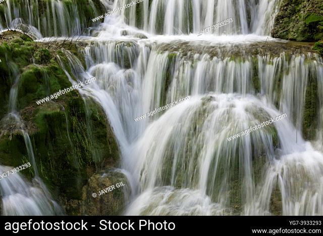 Orbaneja del Castillo waterfall, Burgos, Castilla y Leon, Spain