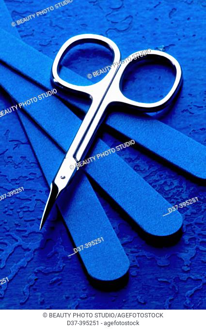 Scissors and nail-files