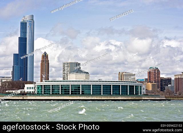 Buildings od South Loop in Chicago
