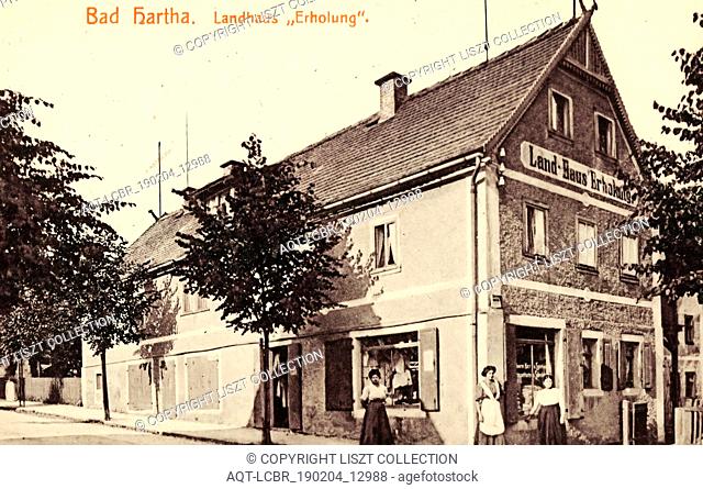Buildings in Landkreis SÃ¤chsische Schweiz-Osterzgebirge, Kurort Hartha, 1912, Landkreis SÃ¤chsische Schweiz-Osterzgebirge, Hartha, Landhaus Erholung, Germany