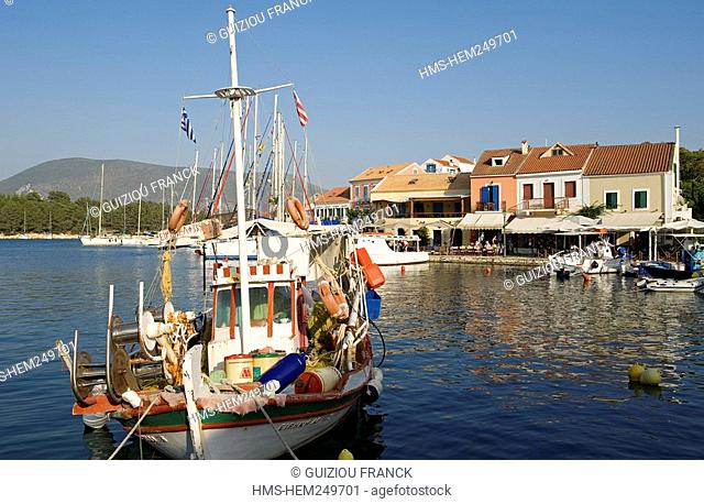 Greece, Ionian Islands, Cephalonia Island Kefallonia, Fiskardo village