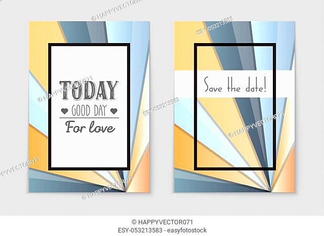 Abstract vector layout background set. For art template design, list, page, mockup brochure theme style, banner, idea, cover, booklet, print, flyer, book, blank