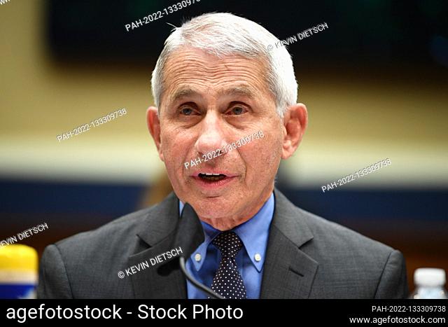 Director of the National Institute for Allergy and Infectious Diseases Dr. Anthony Fauci testifies before the House Committee on Energy and Commerce on the...